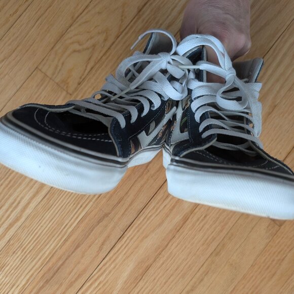 Vans Sk8-Hi Reissue Digi Hula Girl Hawaiian print high tops OFF The Wall sneaker - Picture 10 of 14